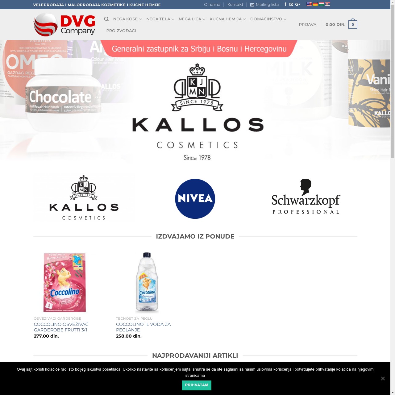 DVG Company – Veleprodaja i maloprodaja kozmetike i kućne hemije
