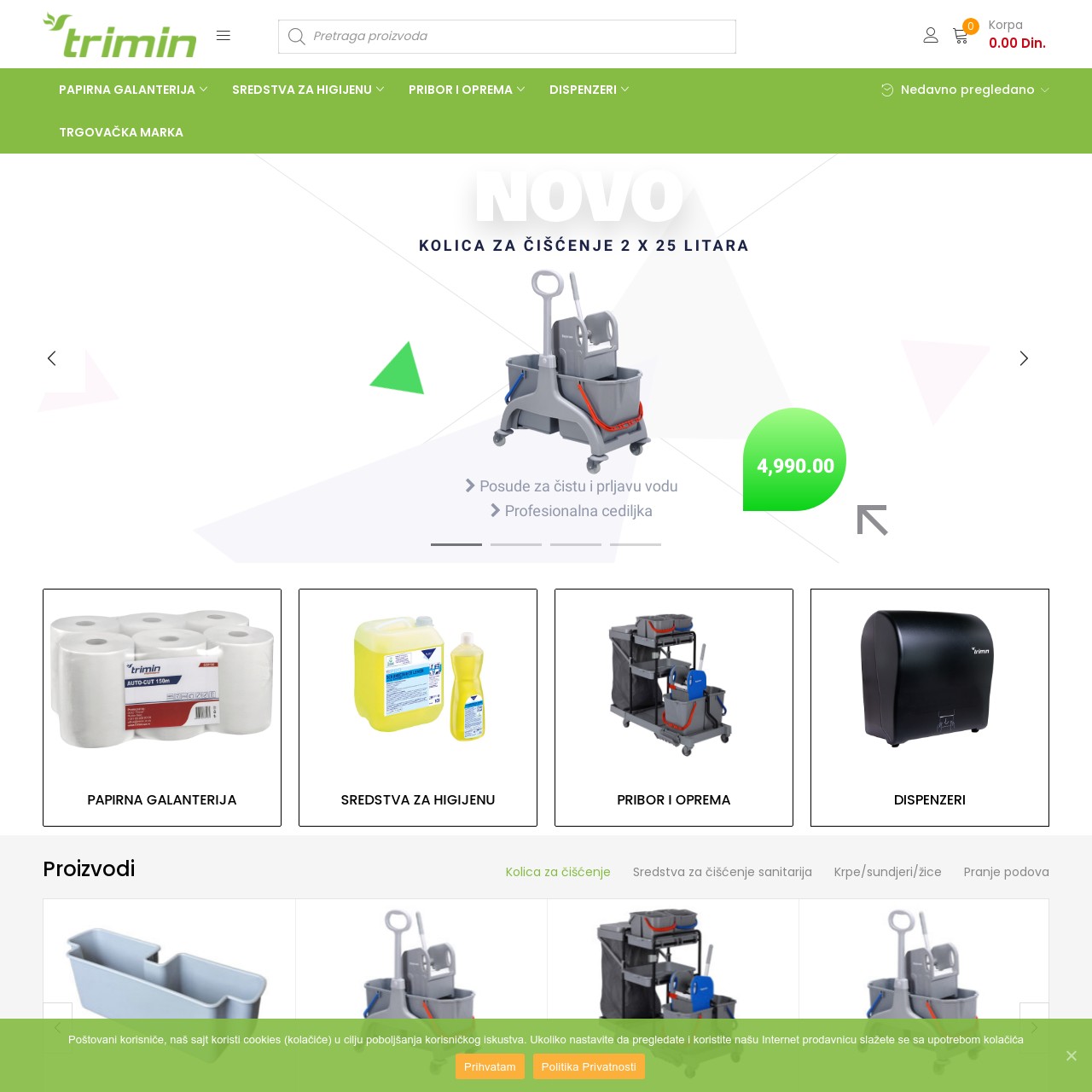 Trimin SHOP – Online prodavnica higijenskih proizvoda. (2)
